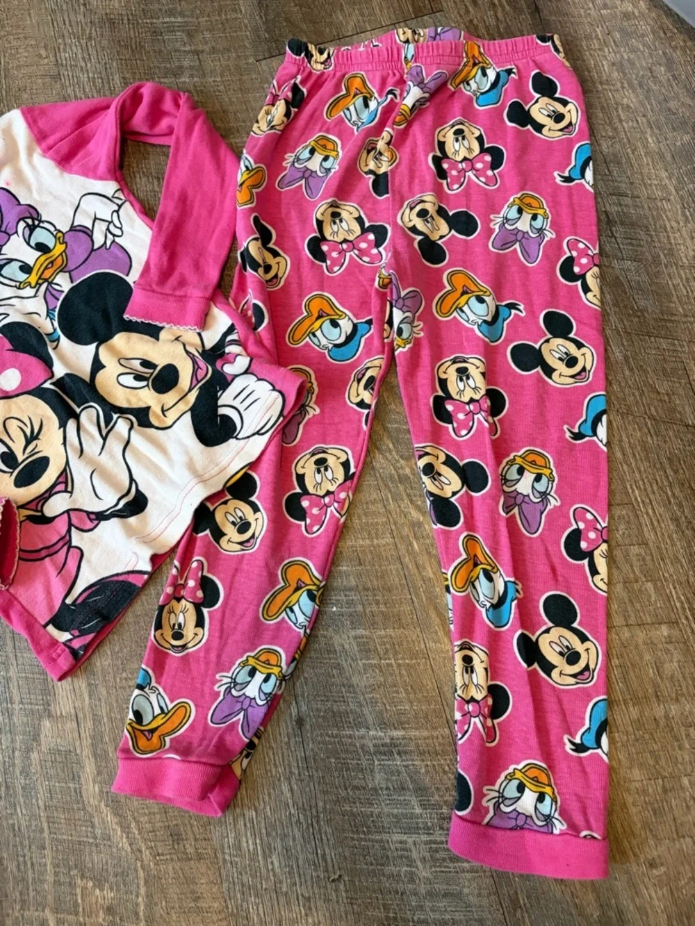 🌸 $10 SALE 🌸 Disney Pink Minnie & Friends Toddler Sleep Set 5T